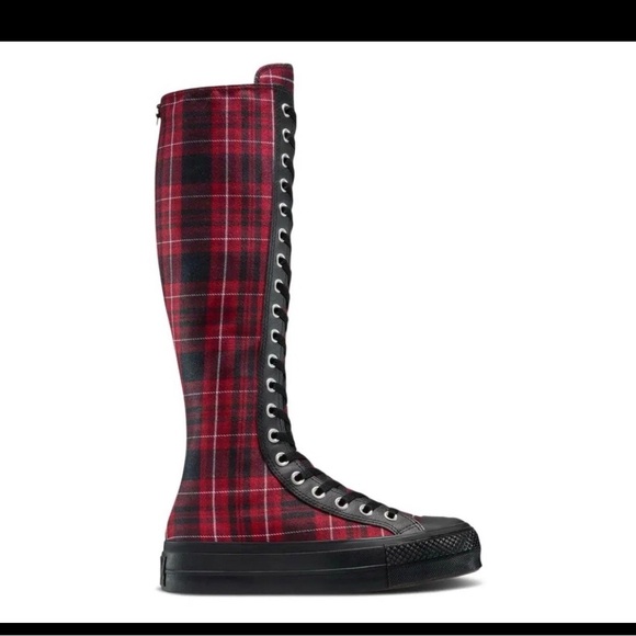 Converse Shoes - Converse Chuck Taylor Lift XXHi Platform Plaid Boots Womens A17685C